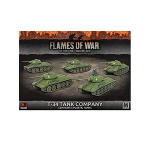 Flames of War T-34 Tank Company (x5 Plastic)