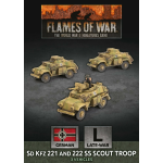 Flames of War SdKfz 221 and 222 SS Scout Troop