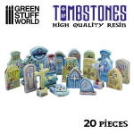 Green Stuff World High Quality Resin Tombstone (20pz)