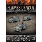 Flames of War SdKfz 221 & 222 Light Scout Troop (Mid War)